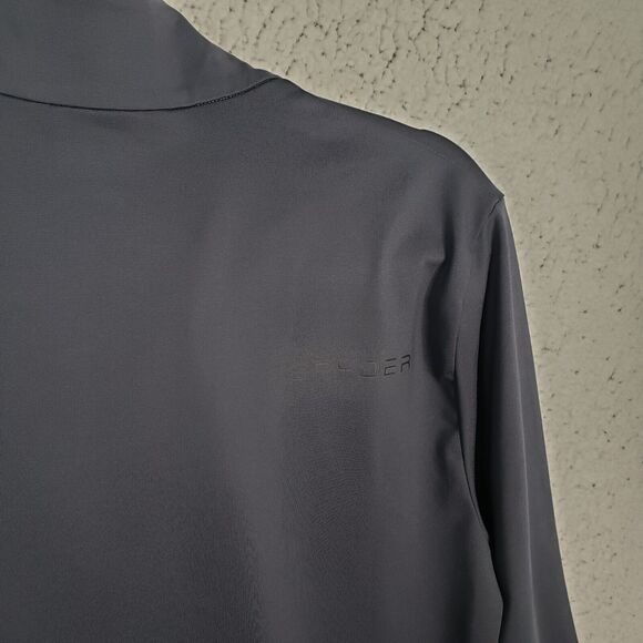 Spyder Prospect 1/2 Zip Mens Shirt S Black Base Layer Skater Techwear 38x27 - Picture 4 of 9